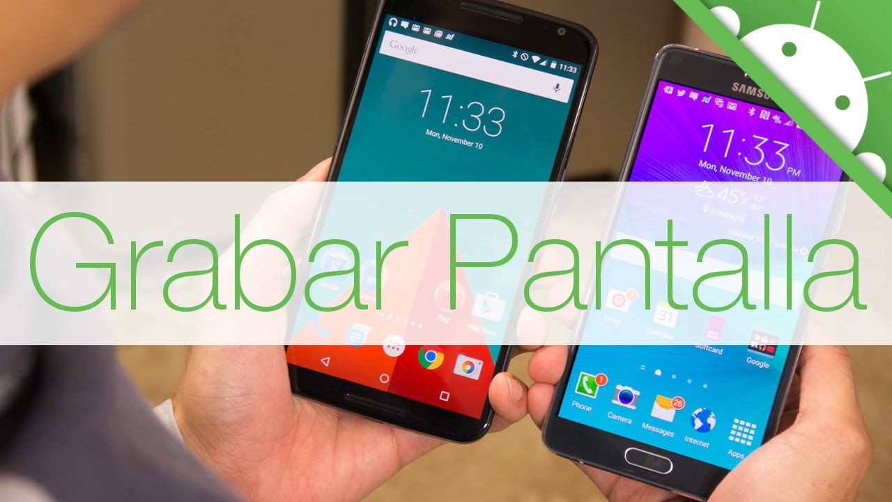 Como grabar la pantalla del movil