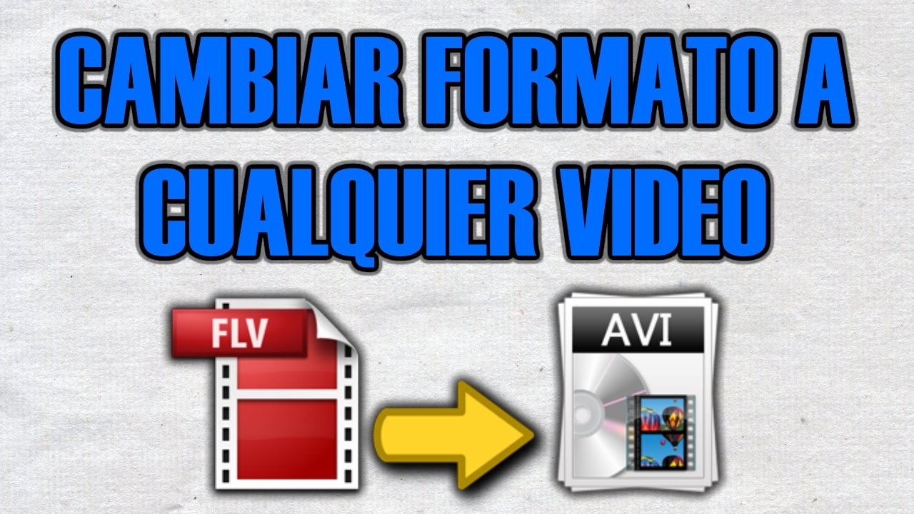 Cómo cambiar el formato de un video Paso a paso ComoHow