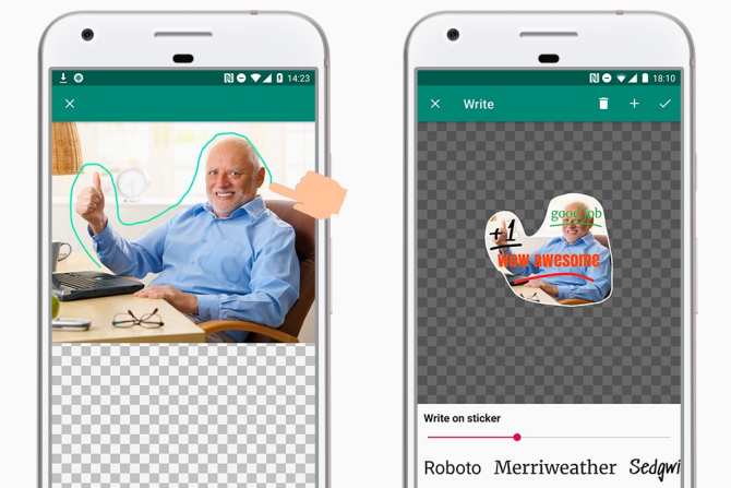hacer un sticker para WhatsApp