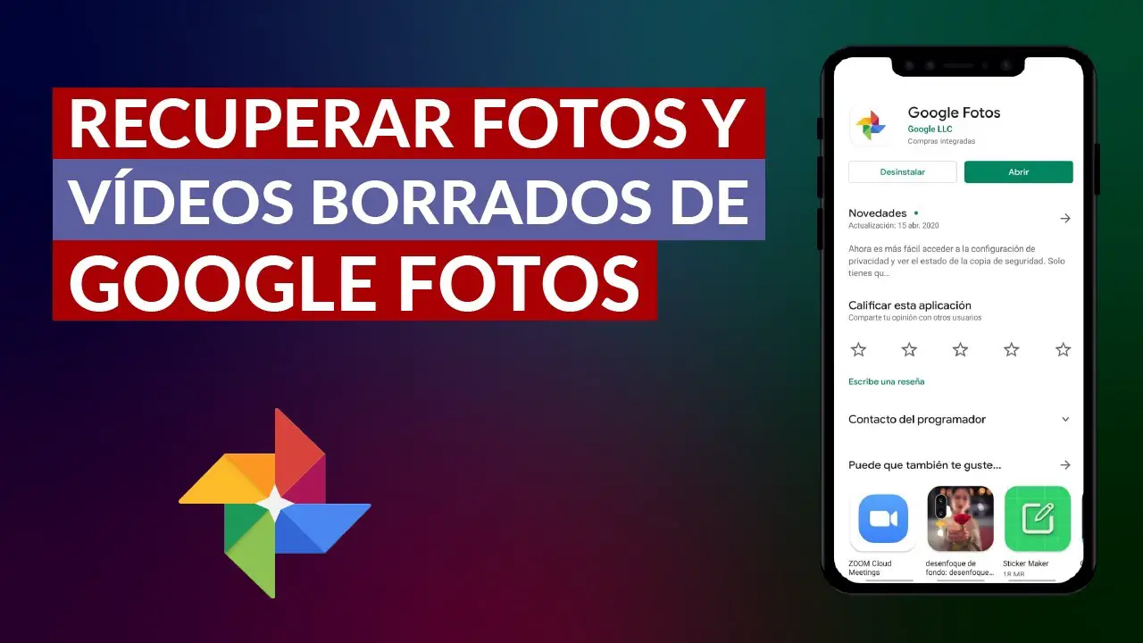 Como recuperar fotos de la nube de Google Fotos