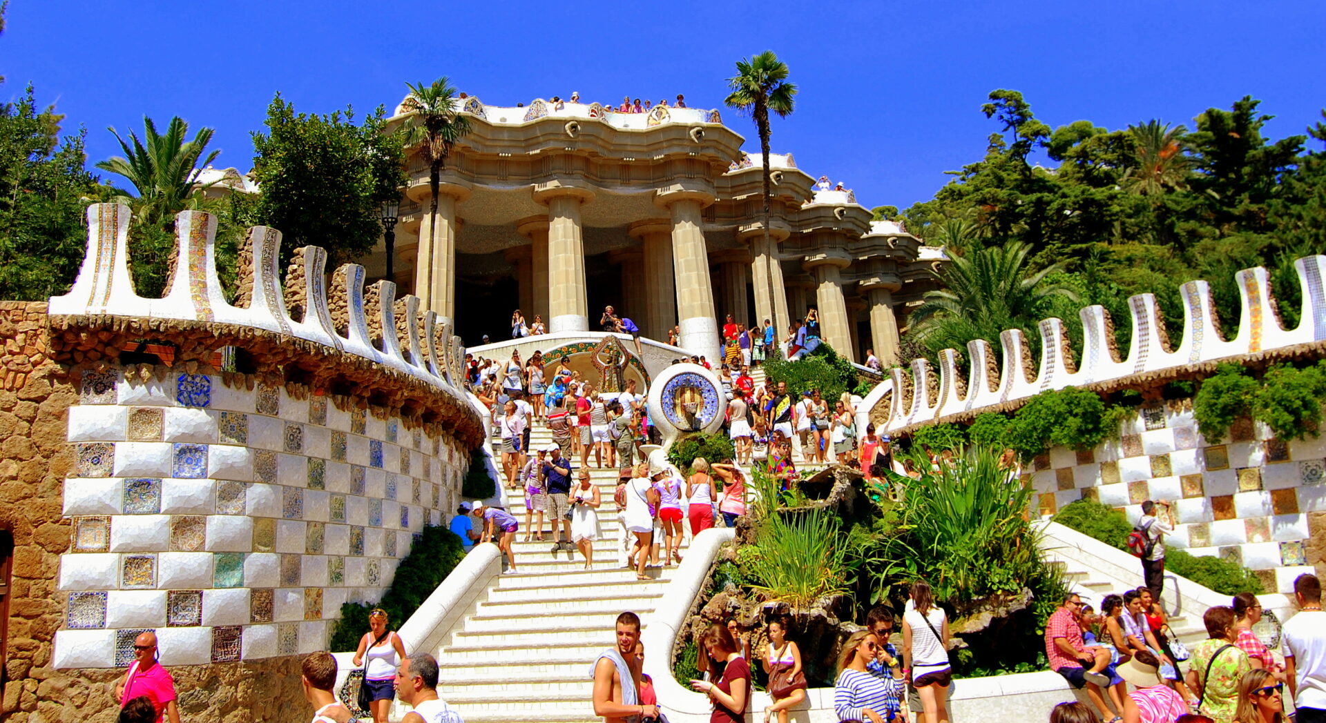     Parque Güell en Barcelona