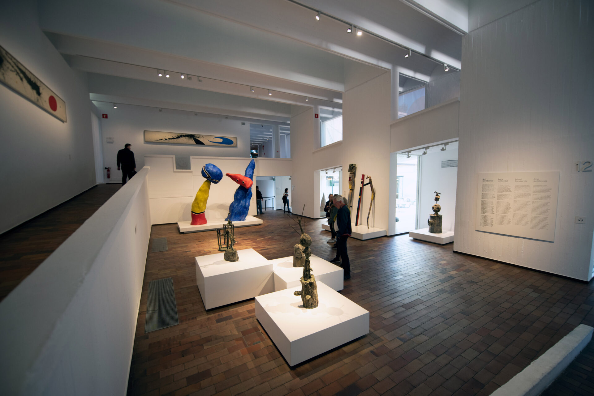 Fundació Joan Miró en Barcelona en enero