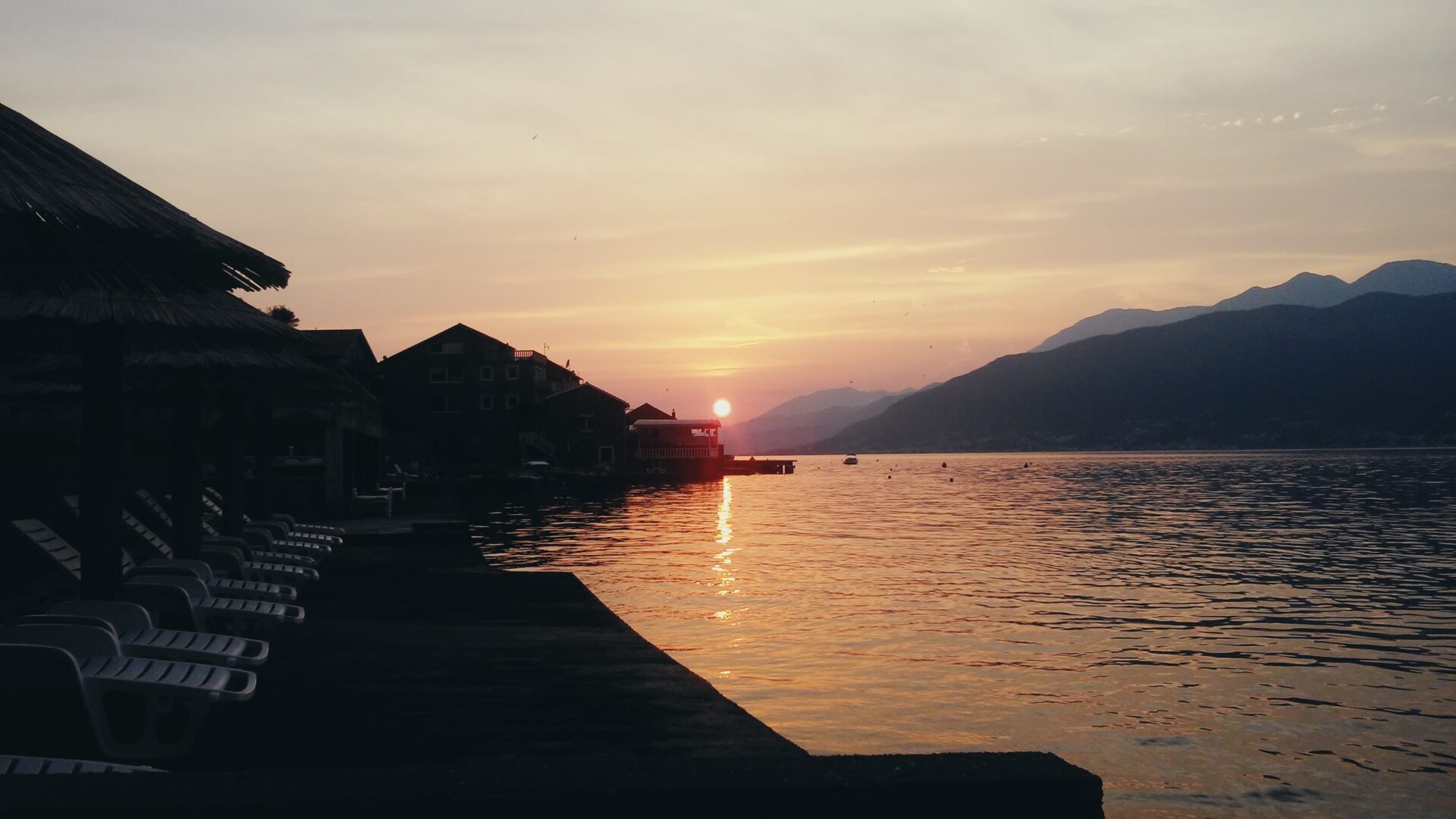 Atardecer en Porto Montenegro