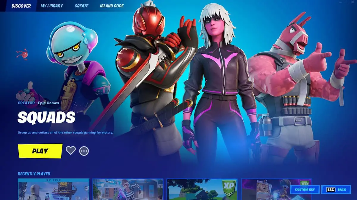 Creación Fortnite
