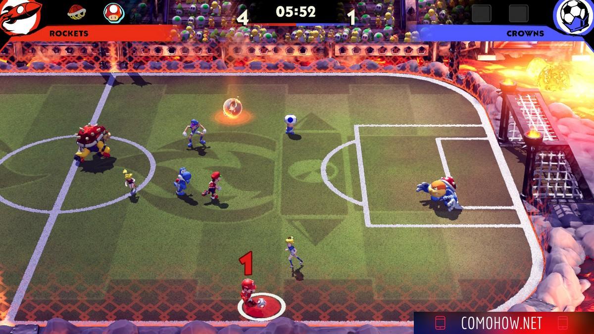 Mario Strikers: orbe de ataque de la liga de batalla