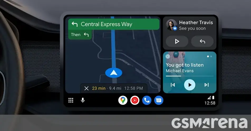 La nueva interfaz de usuario de Android Auto finalmente llega a los probadores beta públicos