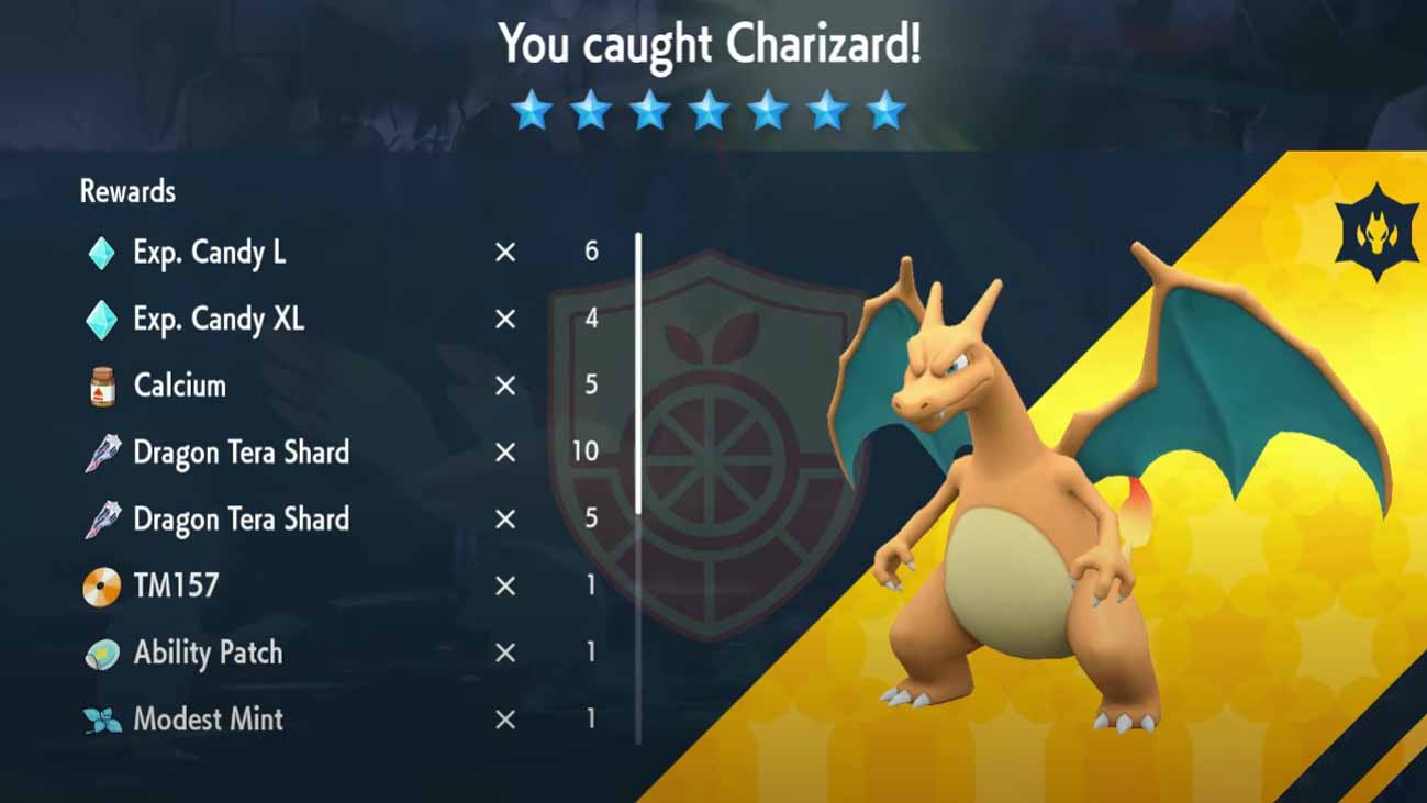 Has derrotado a Charizard en Pokémon Escarlata y Violeta.