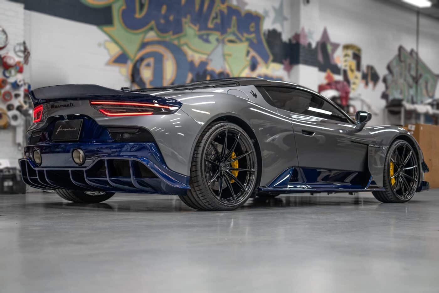 7 Design House agrega 795 lb de carga aerodinámica al Maserati MC20 con el nuevo kit ARIA Carbon Aero