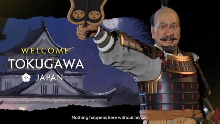 Civilization 6 revela a Tokugawa Ieyasu del DLC New Great Commanders