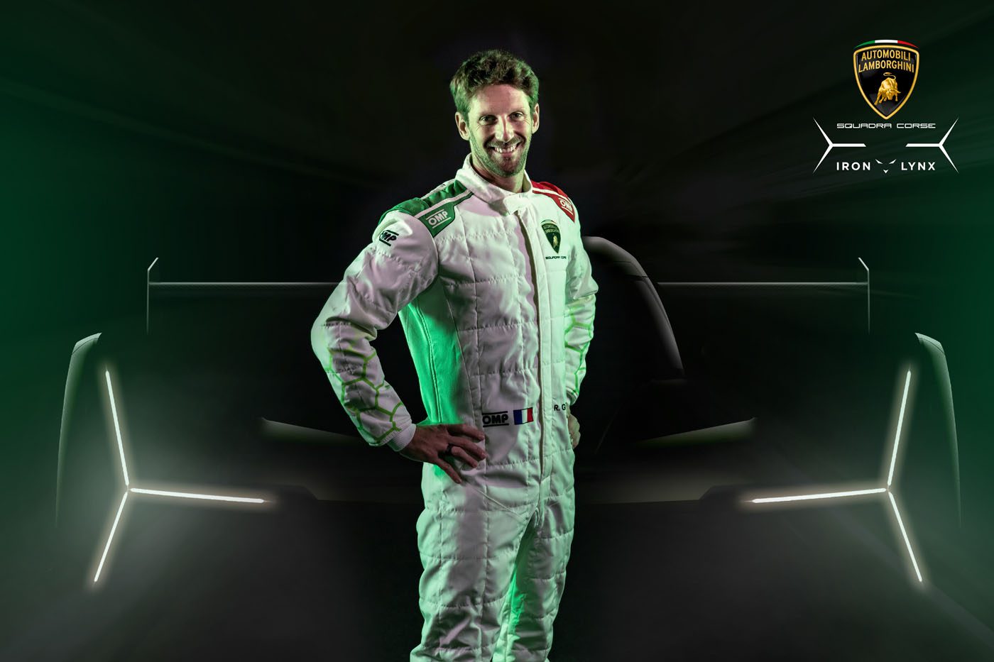 Lamborghini anuncia a Romain Grosjean como piloto oficial de fábrica del equipo Iron Lynx