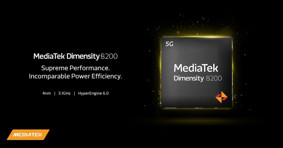 Mediatek Dimensity 8200 es oficial con procesador de 3,1 GHz y trazado de rayos