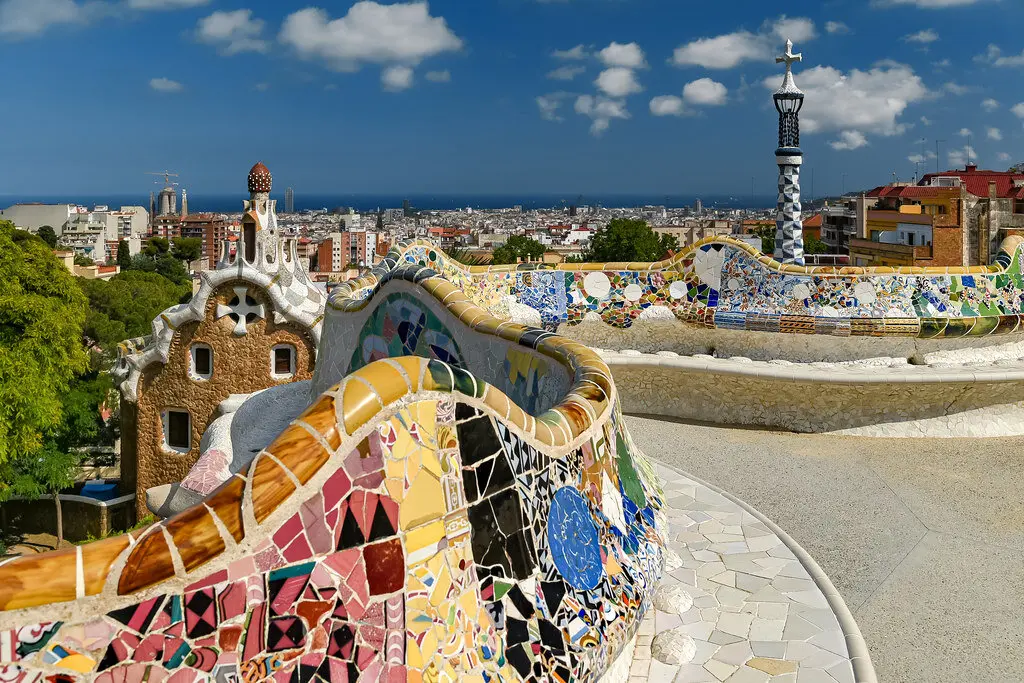 Parque Güell en Barcelona