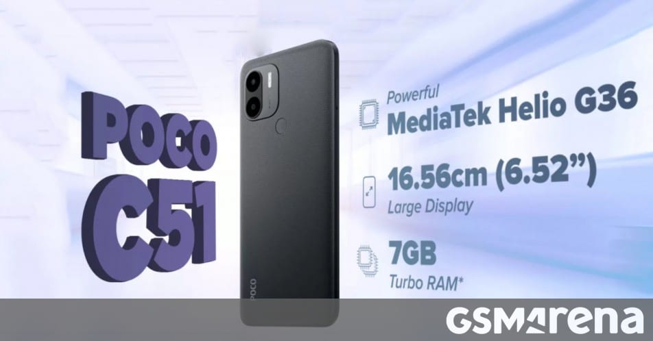 Se espera que Poco C51 se lance el 7 de abril