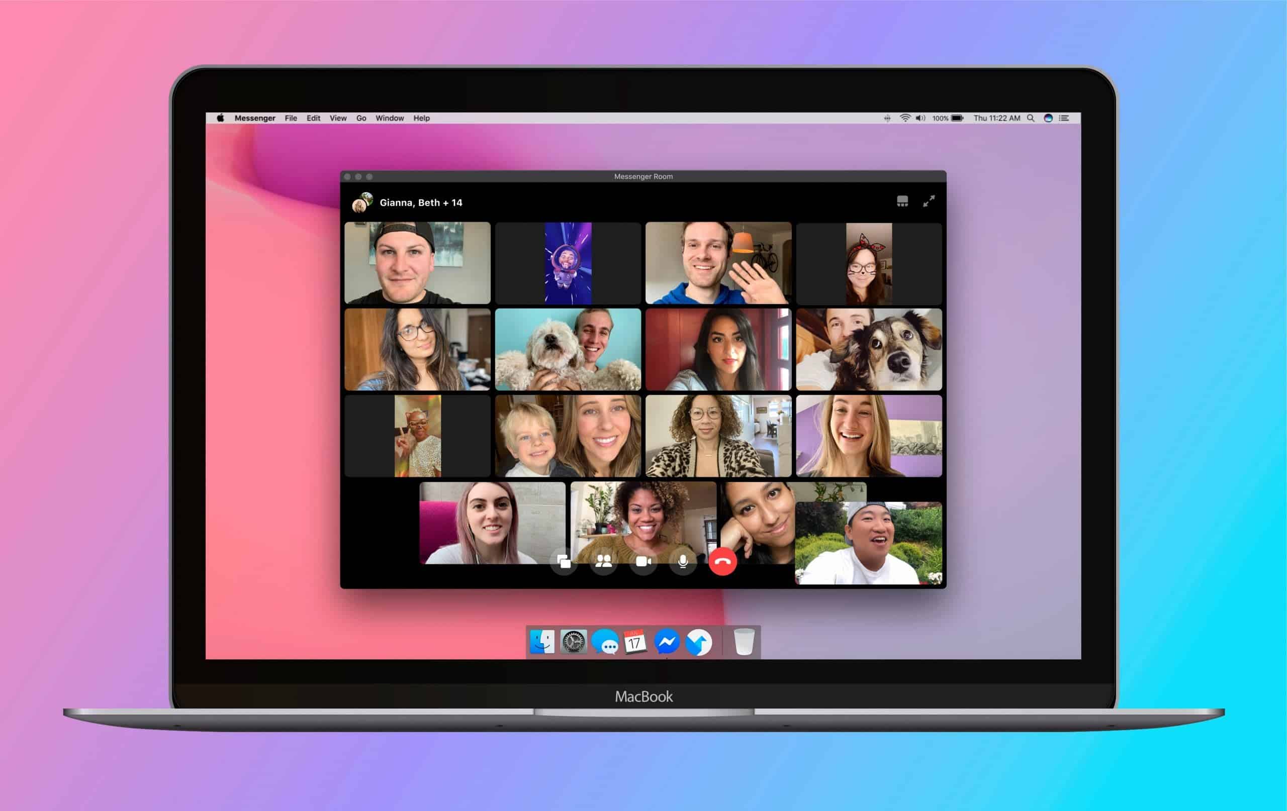 Ahora puedes jugar con amigos en las videollamadas de Facebook Messenger